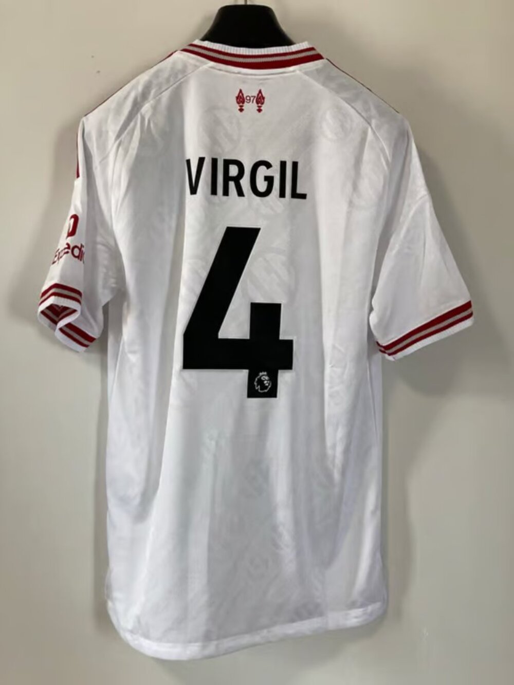 Virgil van Dijk White 2026 27 Soccer Jersey